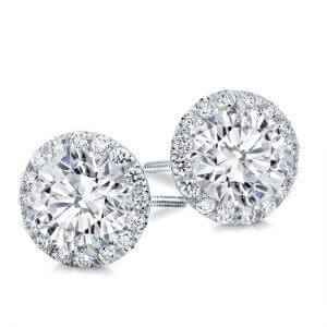 Diamond Earrings | Fine Jewellery made in Antwerp | Diamanten Oorringen | Oorbellen | Halo Diamond Earrings | Stud Earrings | Solitaire Earrings | Solitaire Oorbellen