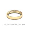 Traditional Flat Court Wedding Band Rose Gold 2mm Curved | Gouden Ring Trouwring Vriendschapsring Plat karaat 18kt 18ct solid trouwringen in Antwerpen kopen Antwerp golden rings friend rings wedding bands yellow platinum geel gold goud 4mm thick