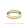 Traditional Wedding Band Rose Gold 2mm Curved 2 Comfort Fit Trouwring Geel Goud Juwelier in Antwerpen 6mm breed